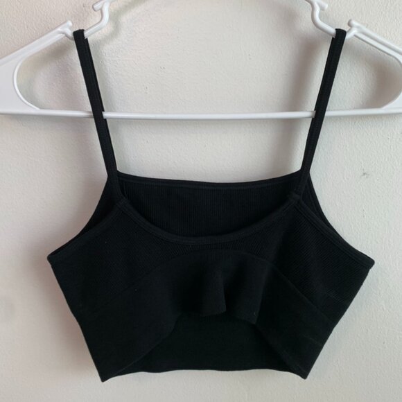 Fabletics Black Cloud Seamless Midi Bralette - Picture 4 of 7